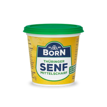 Lade das Bild in den Galerie-Viewer, Senf MITTELSCHARF 200ml -der Klassiker zur Rostbratwurst ÖKO Test 2021 Note &quot;Sehr Gut&quot;
